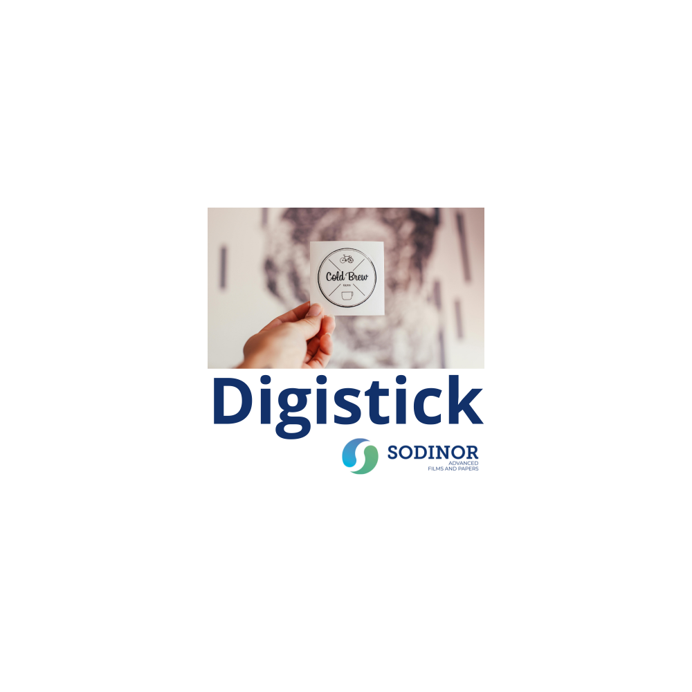 Papier indéchirable DIGISTICK adhésif BOPP – Vitrophanie & Étiquette |
