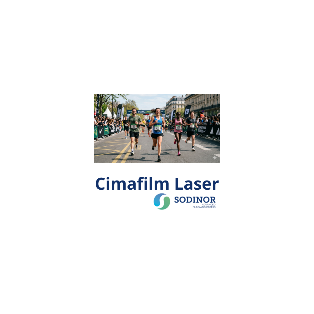 Papier indéchirable CIMAFILM LASER | Film BOPP-PET