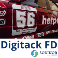 Papier indéchirable DIGITACK FD repositionnable BOPP – Vitrophanie & P