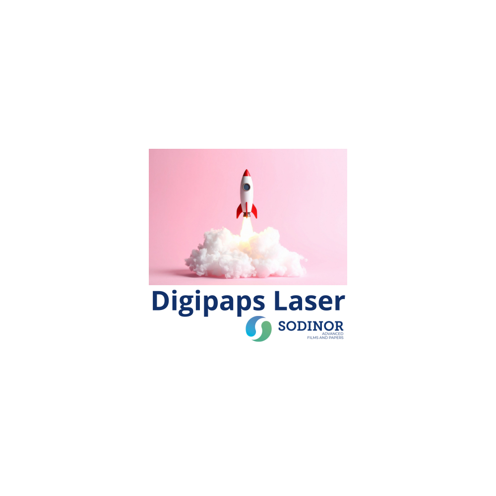 Papier indéchirable DIGIPAPS LASER | Film RPET recyclé 70% toner sec.