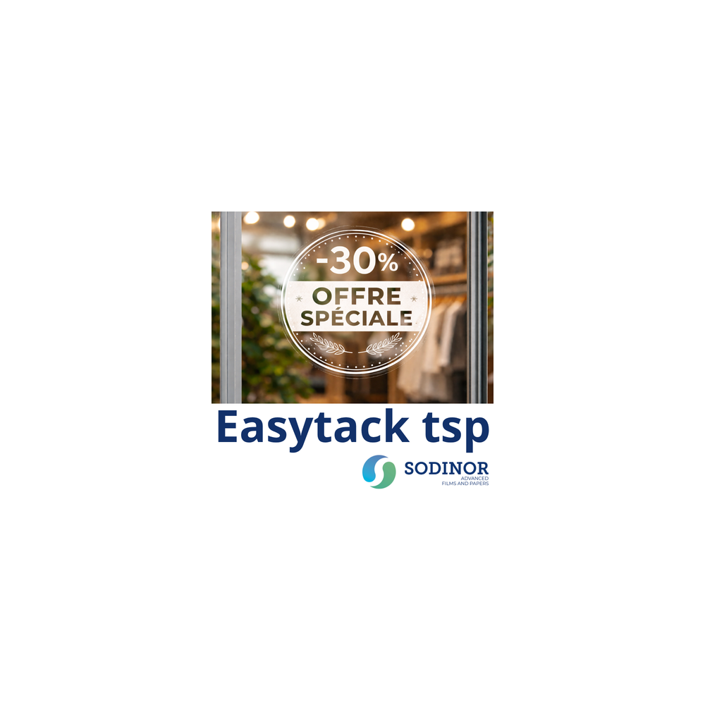 EASYTACK PET Transparent 140µ/50µ 32x45 cm - Paquet de 400 feuilles