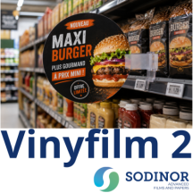Vinyfilm 2 - PVC Blanc Rigide Offset UV & Table à Plat | Sodinor