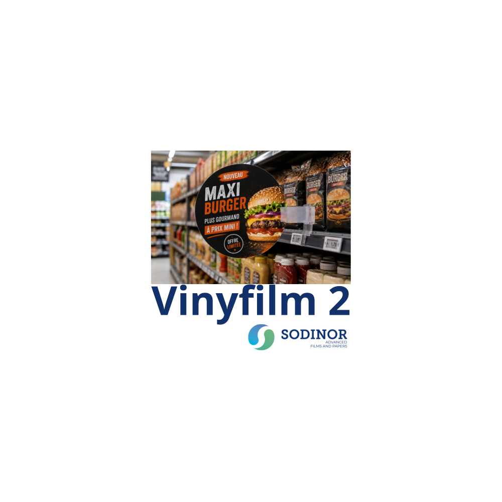 Vinyfilm 2 - PVC Blanc Rigide Offset UV & Table à Plat | Sodinor