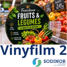 Vinyfilm 2 - PVC Blanc Rigide Offset UV & Table à Plat | Sodinor