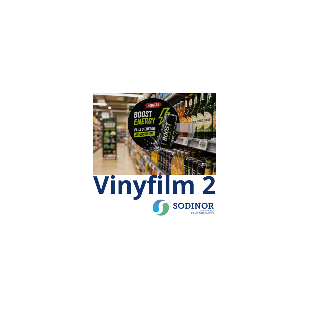 Vinyfilm 2 - PVC Blanc Rigide Offset UV & Table à Plat | Sodinor