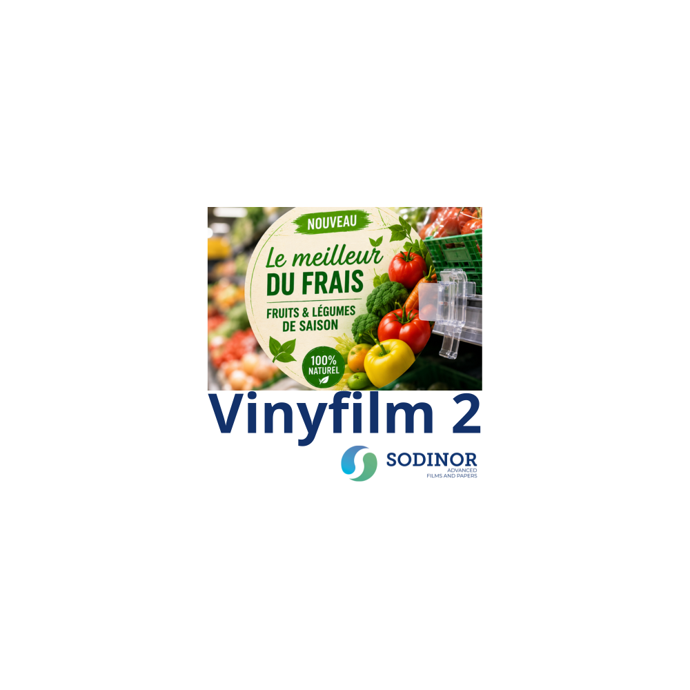 Vinyfilm 2 - PVC Blanc Rigide Offset UV & Table à Plat | Sodinor