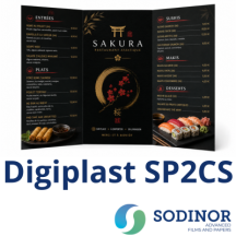 Digiplast SP2CS : polypropylène mat 2 faces 210 à 700 µ | Sodinor