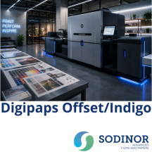 Digipaps : polyester recyclé indéchirable HP Indigo & offset | Sodinor