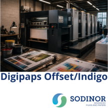 Digipaps : polyester recyclé indéchirable HP Indigo & offset | Sodinor