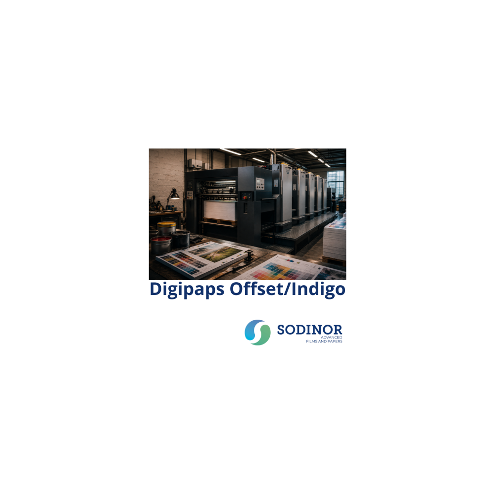 Digipaps : polyester recyclé indéchirable HP Indigo & offset | Sodinor