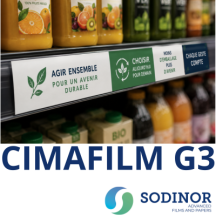 Cimafilm G3 : polypropylène couché mat 2 faces 95-510 µ | Sodinor