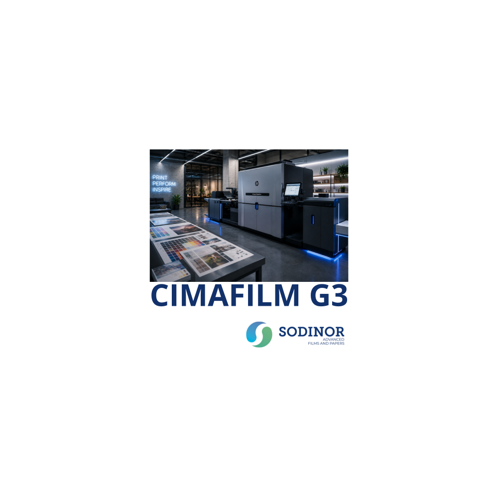 Cimafilm G3 : polypropylène couché mat 2 faces 95-510 µ | Sodinor