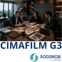 Cimafilm G3 : polypropylène couché mat 2 faces 95-510 µ | Sodinor