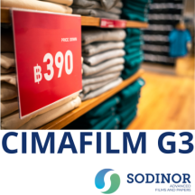 Cimafilm G3 : polypropylène couché mat 2 faces 95-510 µ | Sodinor
