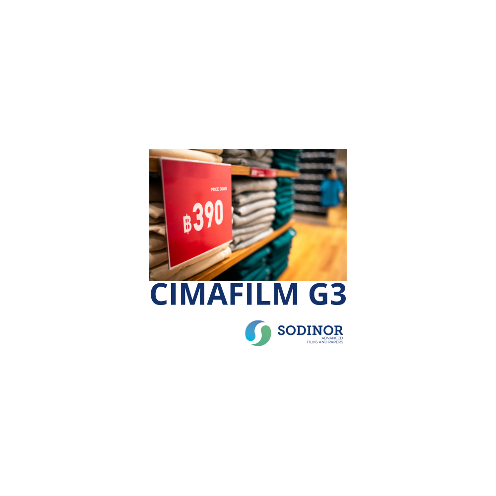 Cimafilm G3 : polypropylène couché mat 2 faces 95-510 µ | Sodinor