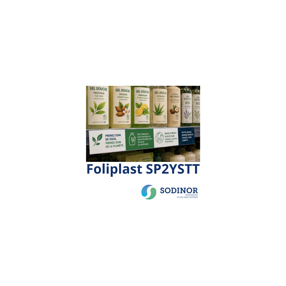 Foliplast SP2YSTT : polypropylène blanc mat 200 à 500 µ | Sodinor