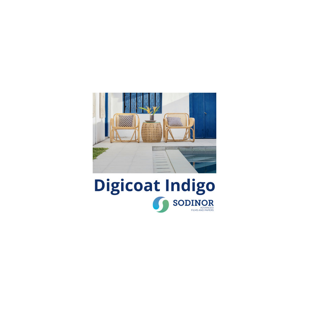 Papier indéchirable DIGICOAT INDIGO | Film recyclable PP compatible HP